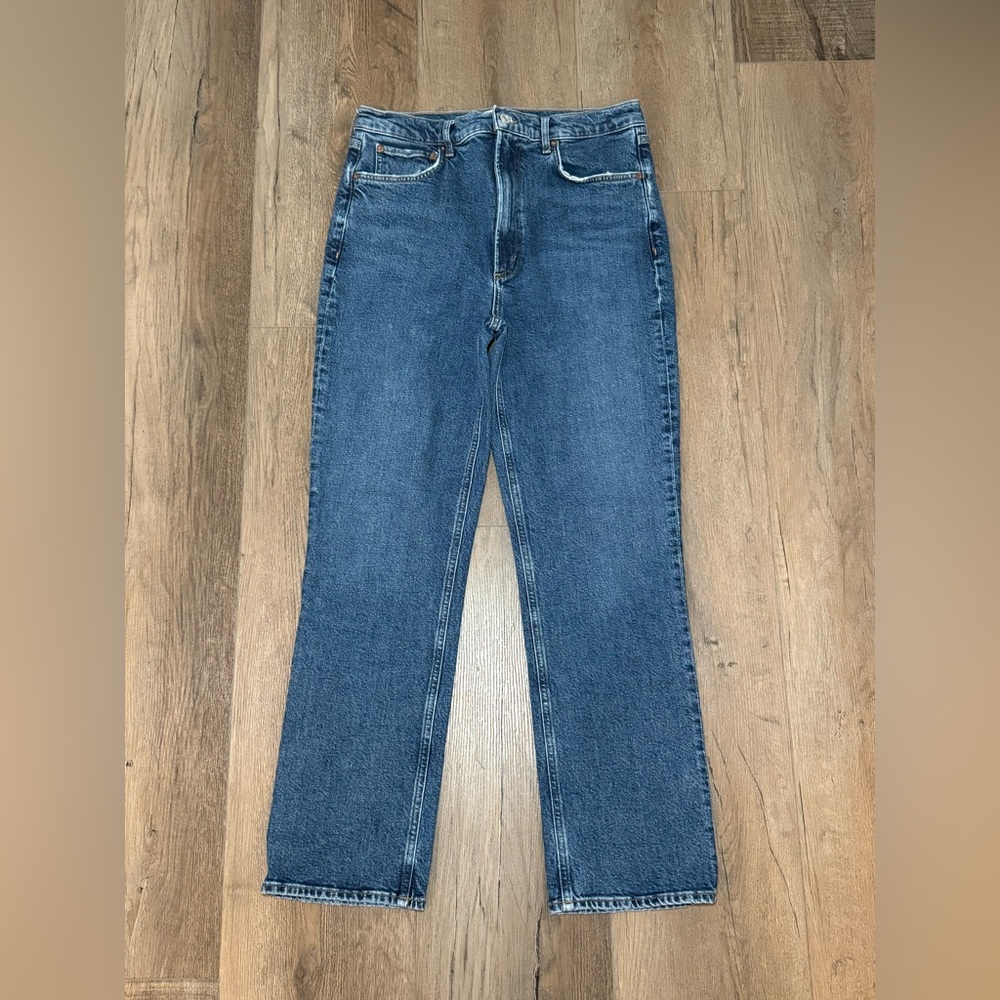 Agolde High Rise Stovepipe Jeans in Aspire - Picture 2 of 11